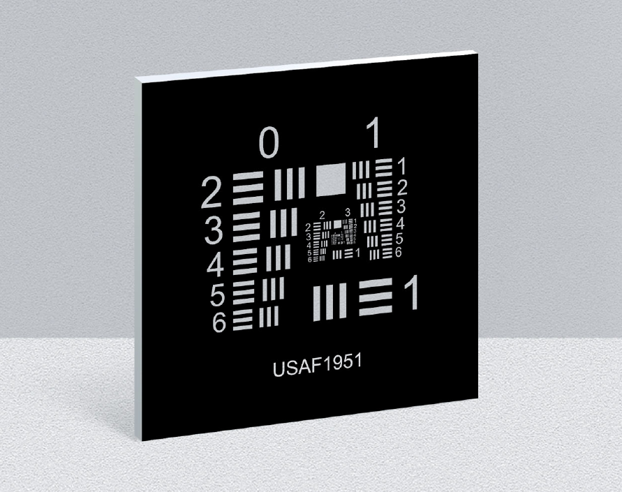 Square USAF 1951 Resolution Calibration Board